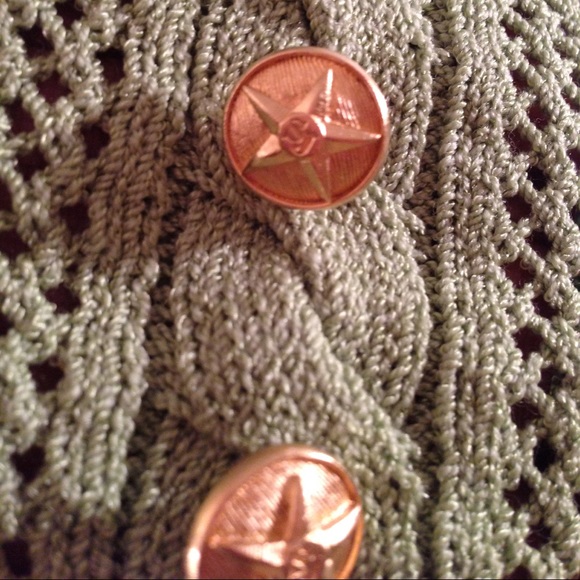 Green Knit St. John Top - Picture 6 of 8